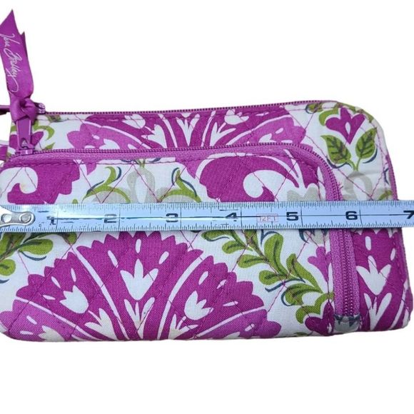 Vera Bradley Julep Tulip Purple Wristlet - Picture 7 of 8